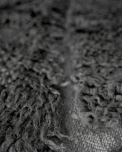 Black Trellis Rug 3 X 5 Ft | 90 X 150 Cm / With Tassels / Short (0.4” / 1 cm)