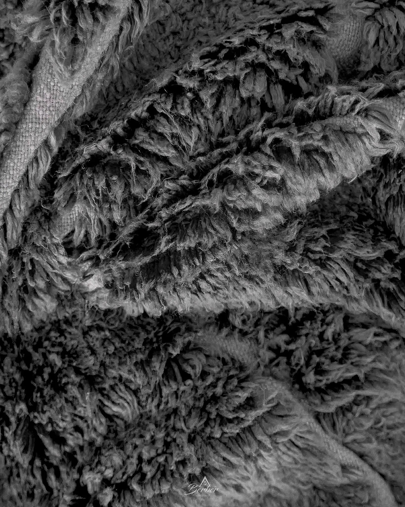 Black Trellis Rug 3 X 5 Ft | 90 X 150 Cm / With Tassels / Short (0.4” / 1 cm)