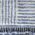 Blue Boho Rug - Berber Handicraft