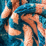 Blue Pink Moroccan Rug - Berber Handicraft