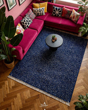 Blue Dotted Berber Rug