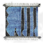 Blue Woven Rug - Berber Handicraft