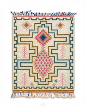 Bohemian Azilal Rug 3 X 5 Ft | 90 X 150 Cm / With Tassels / Short (0.4” / 1 cm)