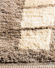 Bohemian Moroccan Rug 3 X 5 Ft | 90 X 150 Cm / With Tassels / Short (0.4” / 1 cm)