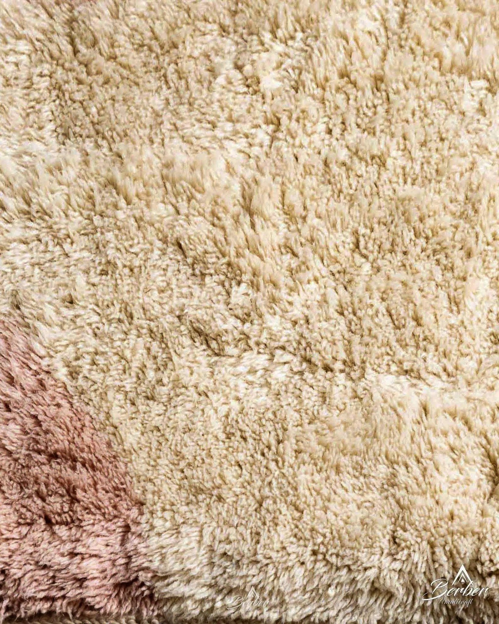 Bohemian Pink Rug 3 X 5 Ft | 90 X 150 Cm / With Tassels / Short (0.4” / 1 cm)