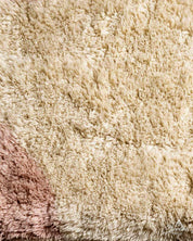 Bohemian Pink Rug 3 X 5 Ft | 90 X 150 Cm / With Tassels / Short (0.4” / 1 cm)