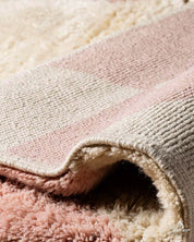 Bohemian Pink Rug 3 X 5 Ft | 90 X 150 Cm / With Tassels / Short (0.4” / 1 cm)