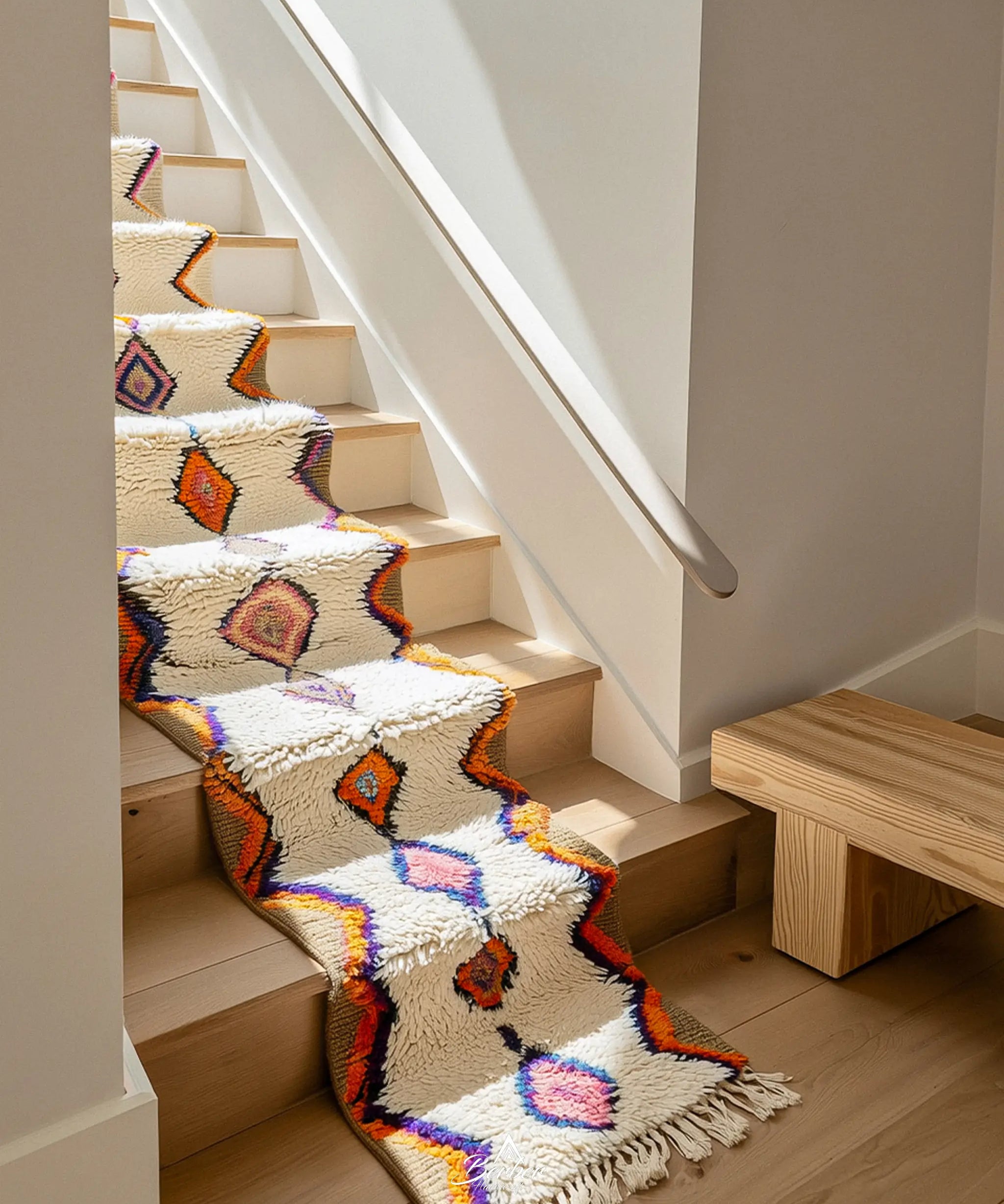 Bohemian Runner-Berber Handicraft