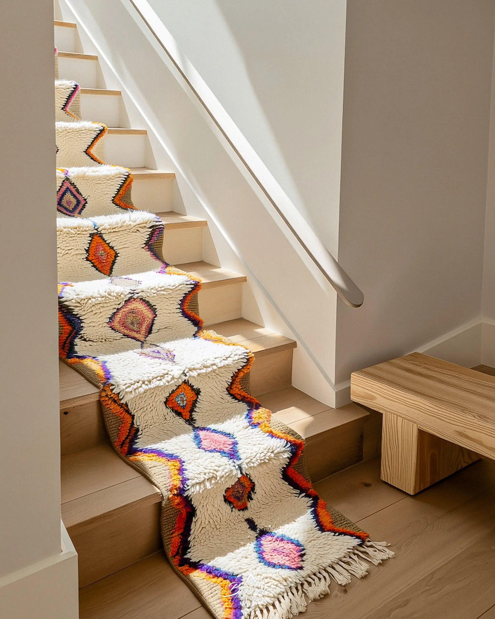 Bohemian Runner-Berber Handicraft