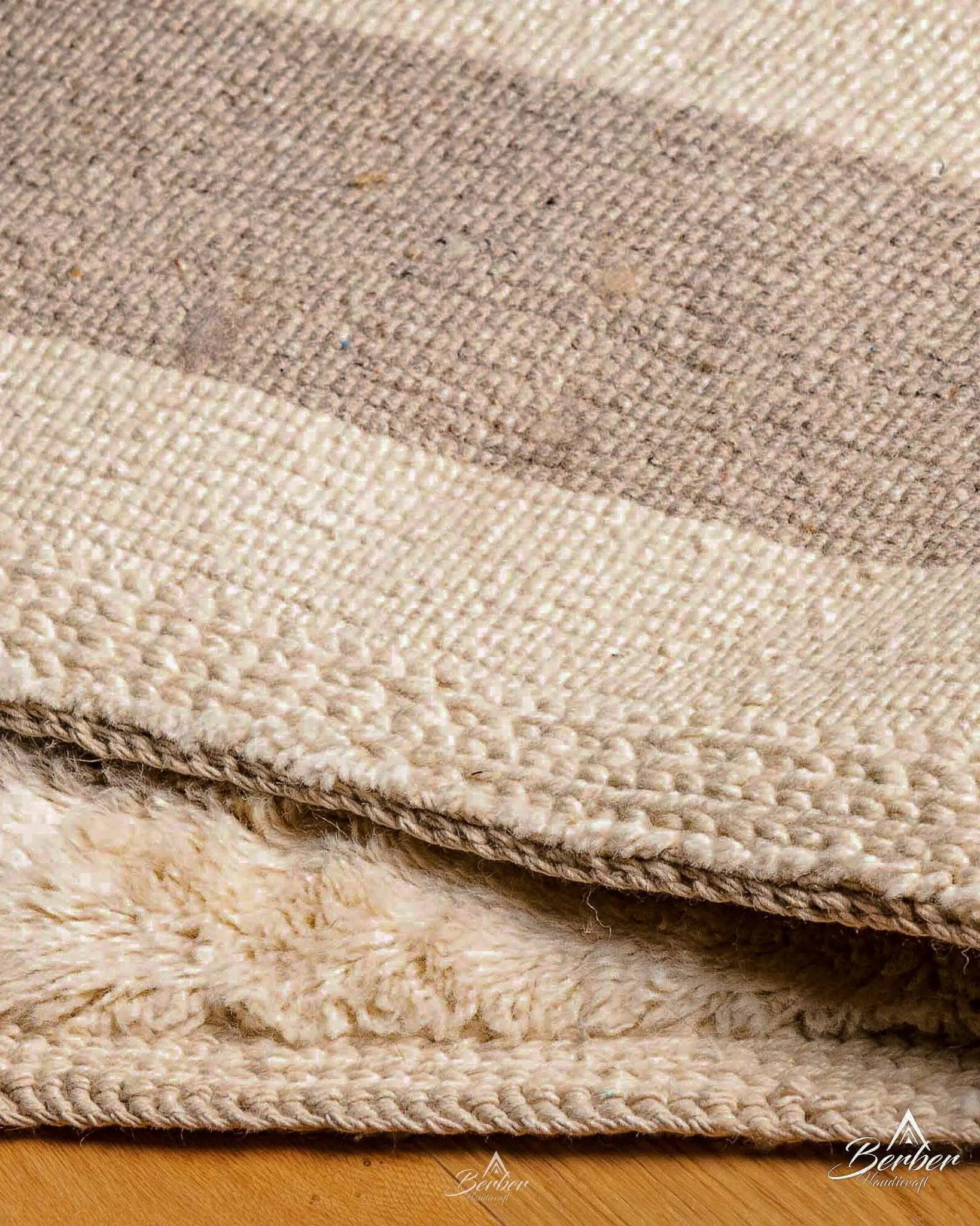 Boho Area Rug 3 X 5 Ft | 90 X 150 Cm / With Tassels / Short (0.4” / 1 cm)