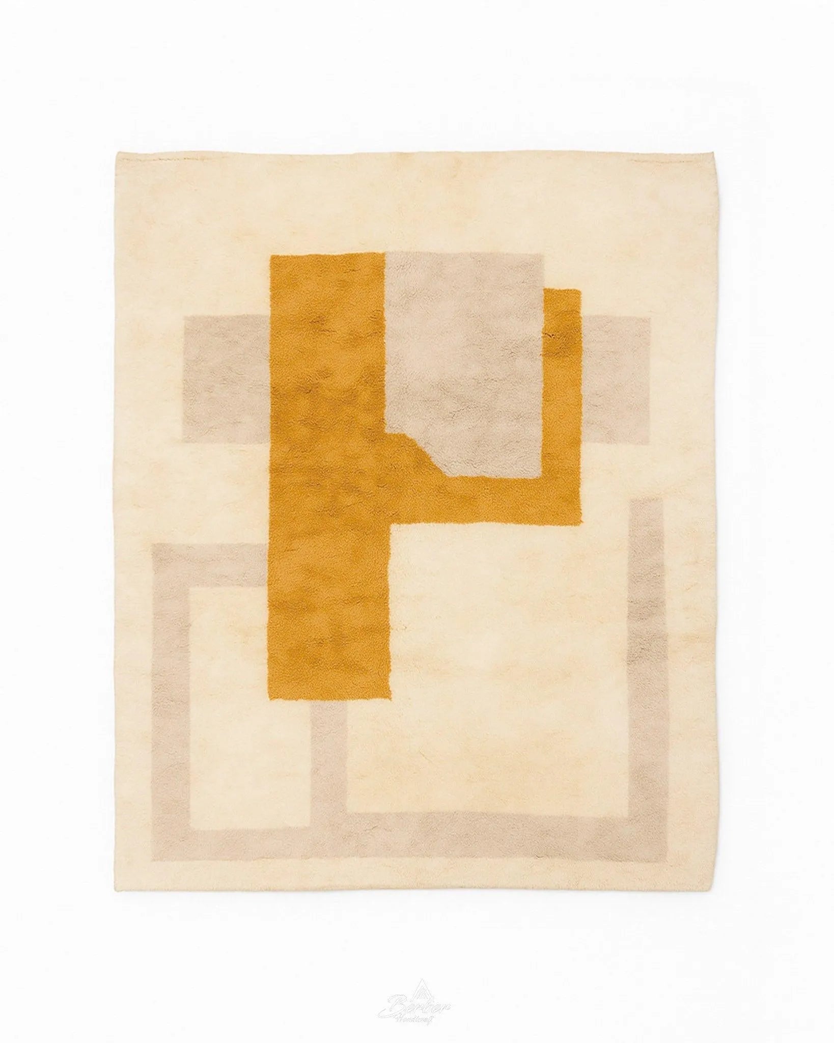 Boho Area Rug 3 X 5 Ft | 90 X 150 Cm / With Tassels / Short (0.4” / 1 cm)