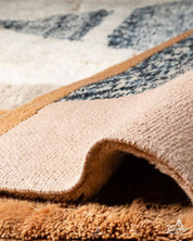 Boho Area Rugs 3 X 5 Ft | 90 X 150 Cm / With Tassels / Short (0.4” / 1 cm)