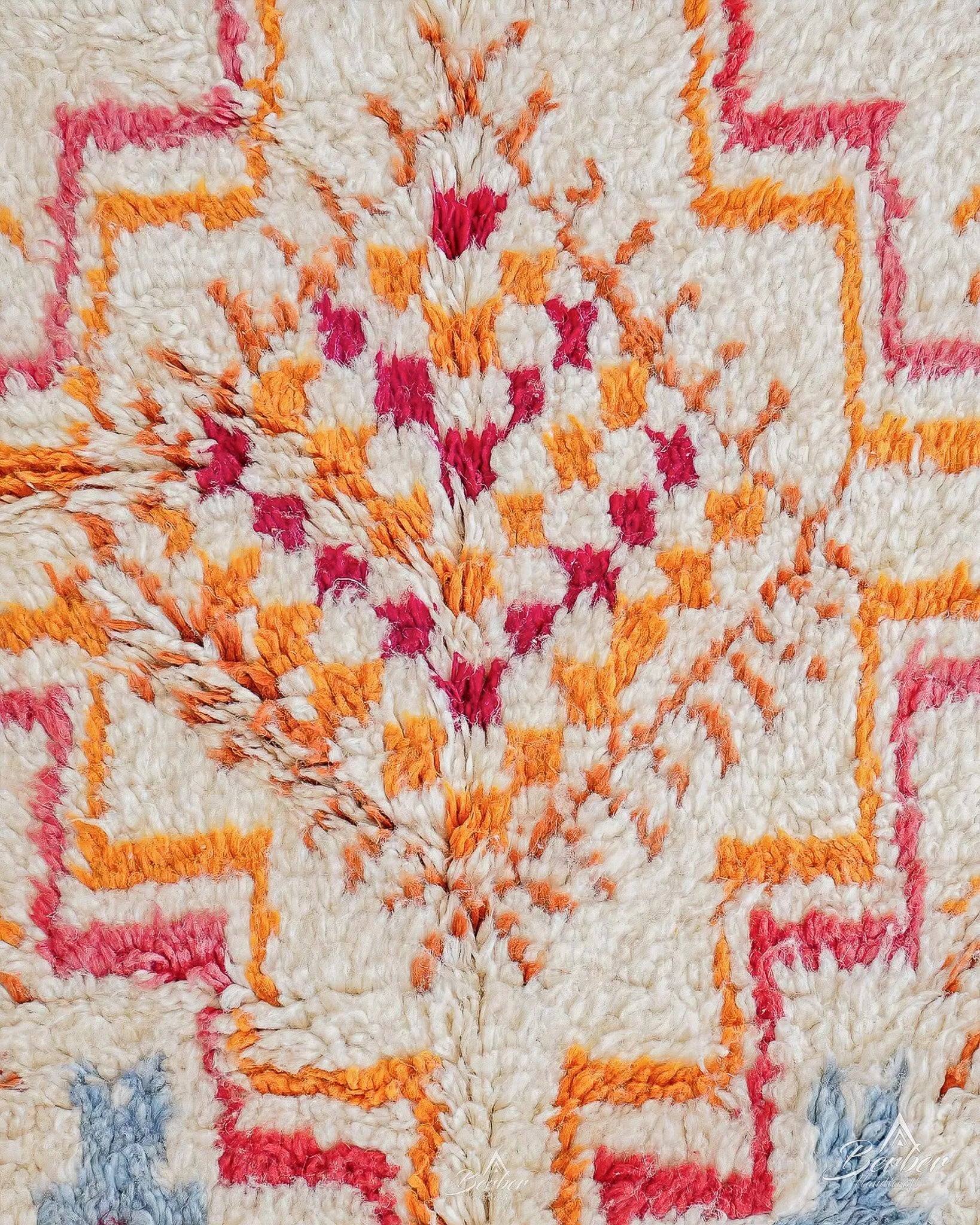 Boho Runner 2 X 6 Ft | 60 X 180 Cm / With Tassels / Short (0.4” / 1 cm)