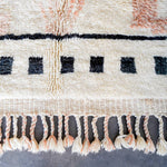 Brown Boho Wool Rug - Berber Handicraft