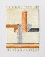 Authentic Boho Rug 3 X 5 Ft | 90 X 150 Cm / With Tassels / Short (0.4” / 1 cm)