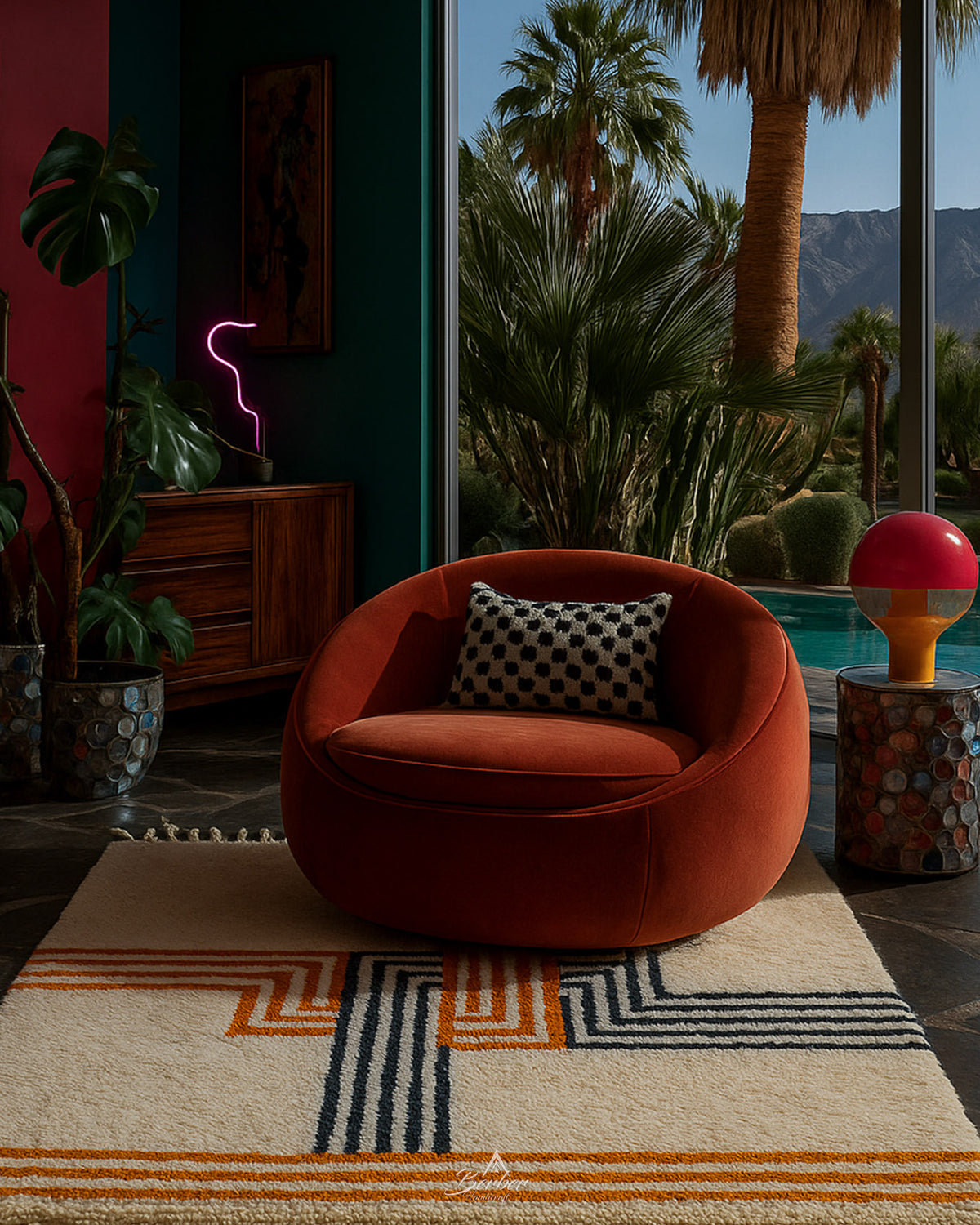 Authentic Boho Rug 3 X 5 Ft | 90 X 150 Cm / With Tassels / Short (0.4” / 1 cm)