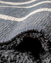 Bold Beni Ourain Rug 3 X 5 Ft | 90 X 150 Cm / With Tassels / Short (0.4” / 1 cm)