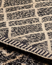 Bold Berber Rug 3 X 5 Ft | 90 X 150 Cm / With Tassels / Short (0.4” / 1 cm)