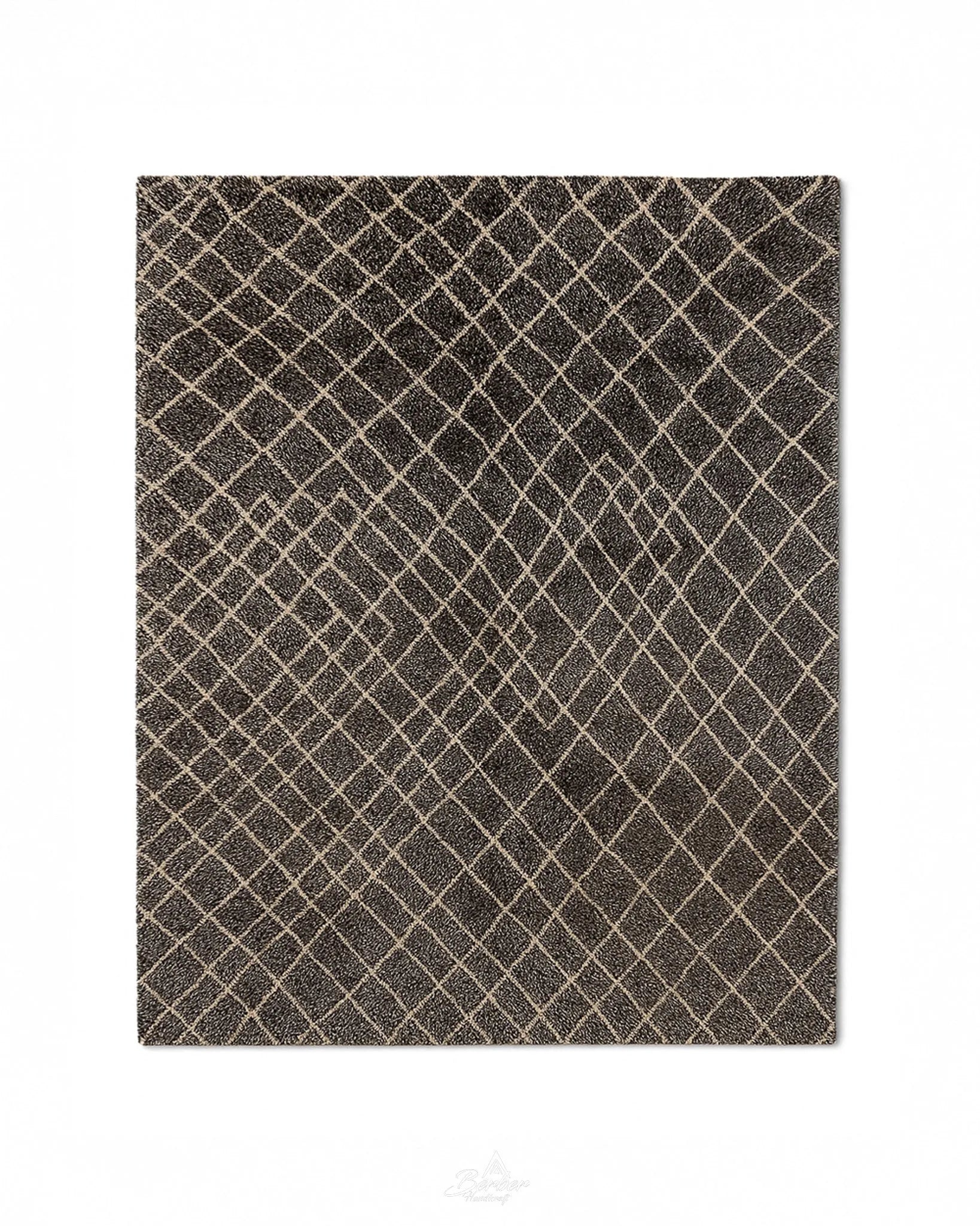 Bold Berber Rug 3 X 5 Ft | 90 X 150 Cm / With Tassels / Short (0.4” / 1 cm)