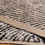 Striped Beni Ourain Rug - Berber Handicraft