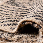 Striped Beni Ourain Rug - Berber Handicraft