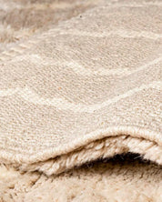 Brown Beni Ourain Rug 3 X 5 Ft | 90 X 150 Cm / With Tassels / Short (0.4” / 1 cm)