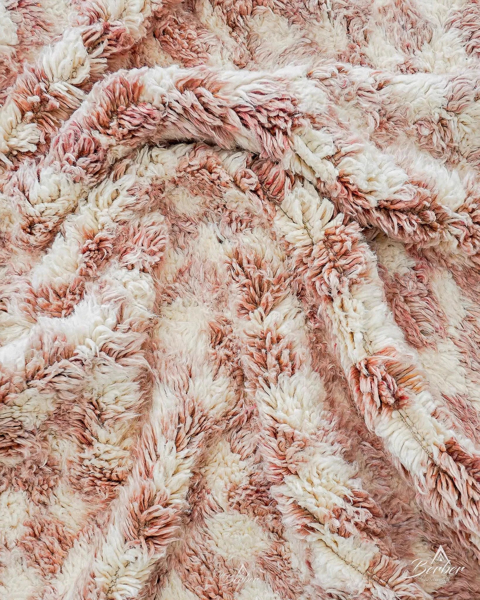 Brown Checkered Rug 3 X 5 Ft | 90 X 150 Cm / With Tassels / Short (0.4” / 1 cm)
