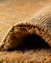 Brown Moroccan Carpet 3 X 5 Ft | 90 X 150 Cm / With Tassels / Short (0.4” / 1 cm)