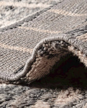 Brown Runner Rug 3 X 5 Ft | 90 X 150 Cm / With Tassels / Short (0.4” / 1 cm)