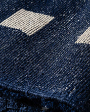 Checkered Berber Rug 3 X 5 Ft | 90 X 150 Cm / With Tassels / Short (0.4” / 1 cm)