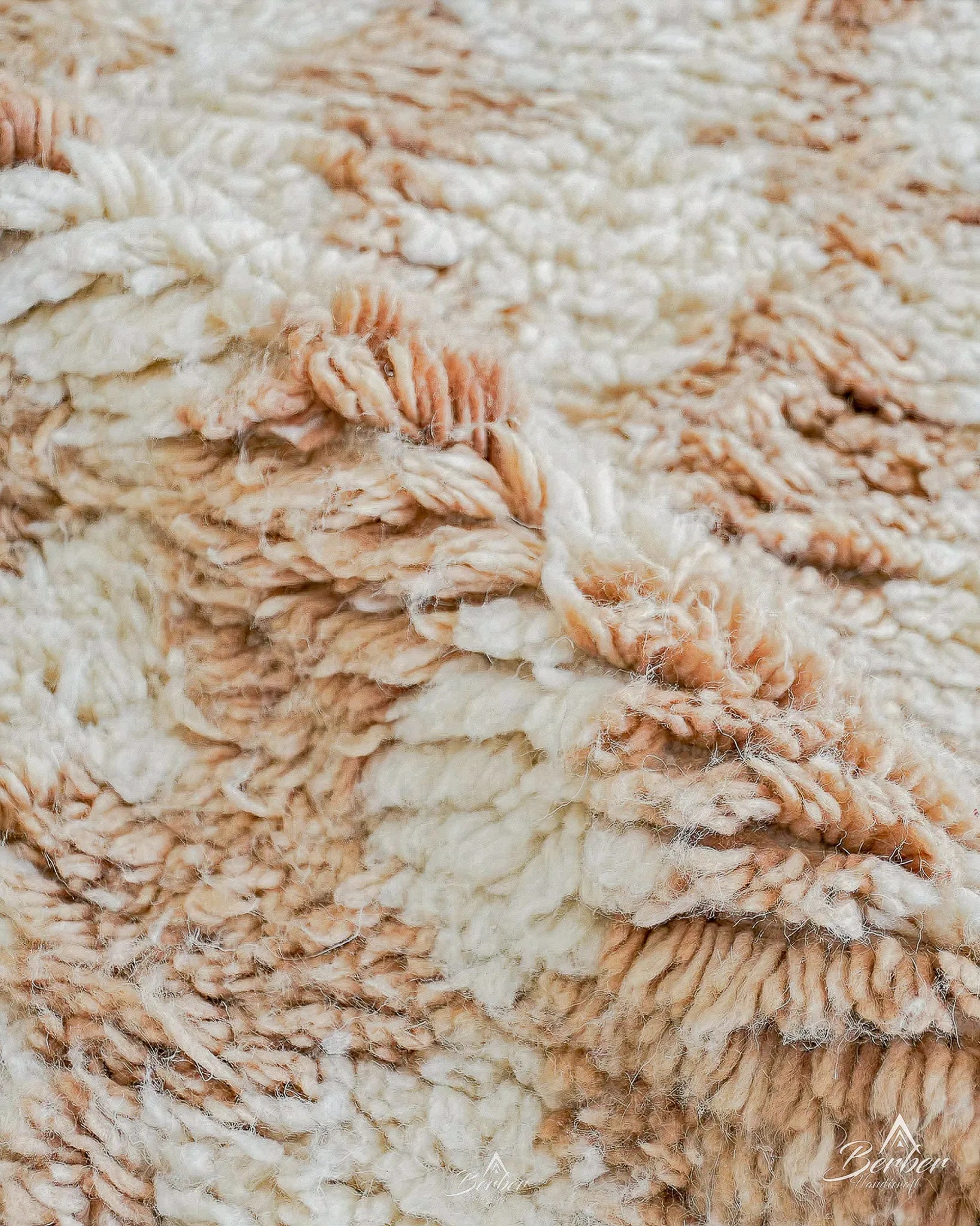 Checkered Brown Runner 2 X 6 Ft | 60 X 180 Cm / With Tassels / Short (0.4” / 1 cm)