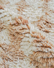Checkered Brown Runner 2 X 6 Ft | 60 X 180 Cm / With Tassels / Short (0.4” / 1 cm)