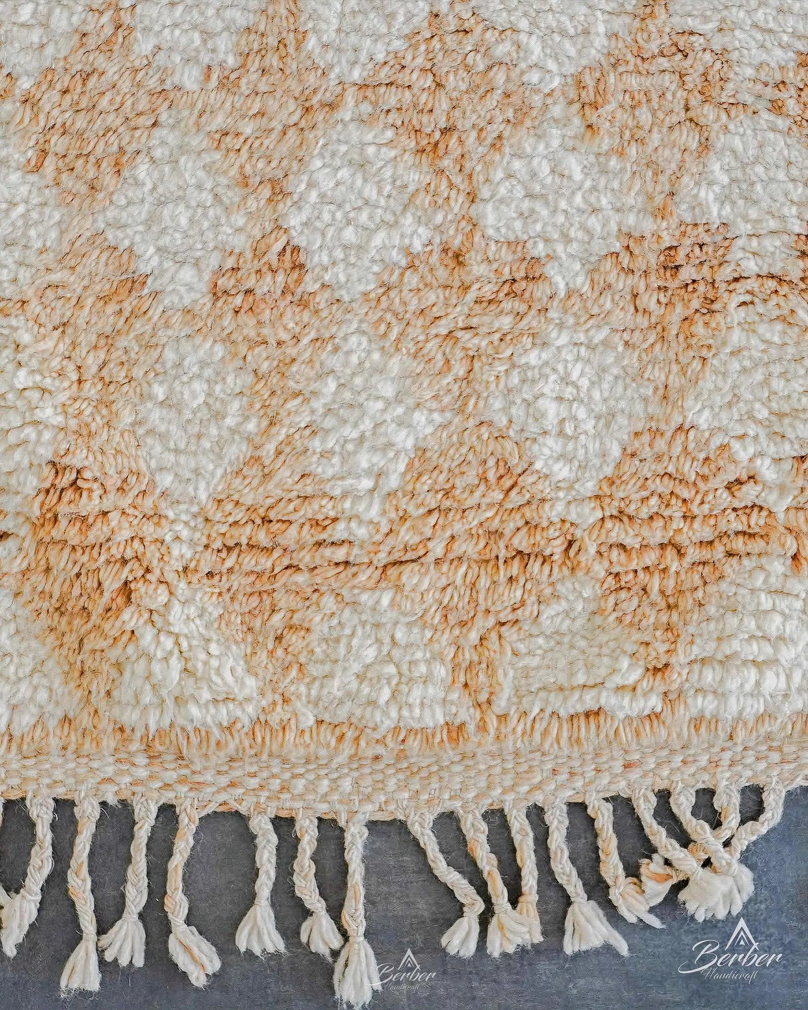 Checkered Brown Runner 2 X 6 Ft | 60 X 180 Cm / With Tassels / Short (0.4” / 1 cm)