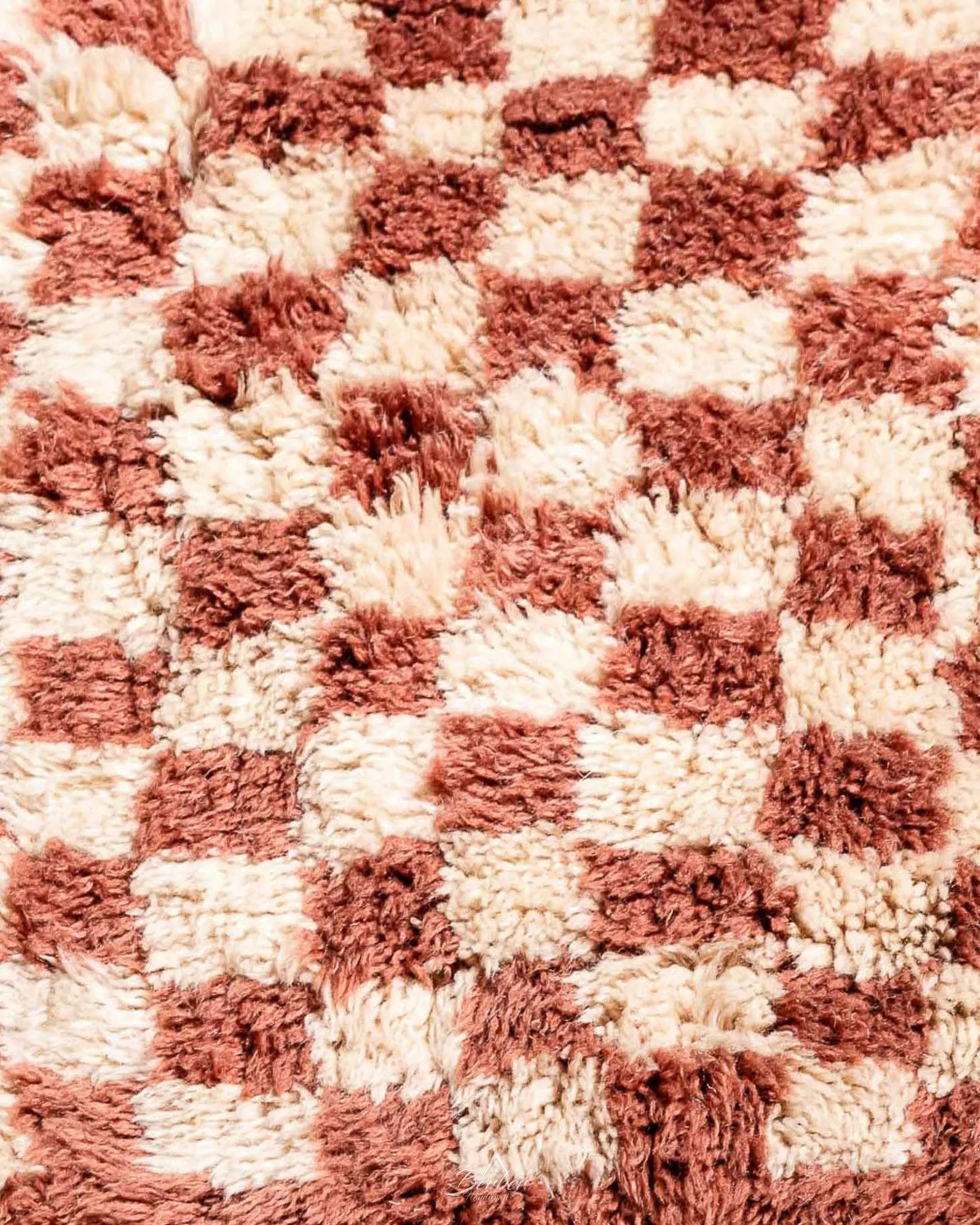Checkered Custom Rug 3 X 5 Ft | 90 X 150 Cm / With Tassels / Short (0.4” / 1 cm)