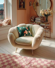 Checkered Pink Berber Rug 3 X 5 Ft | 90 X 150 Cm