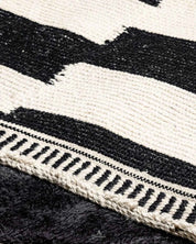 Checkered Rug 3 X 5 Ft | 90 X 150 Cm / With Tassels / Short (0.4” / 1 cm)