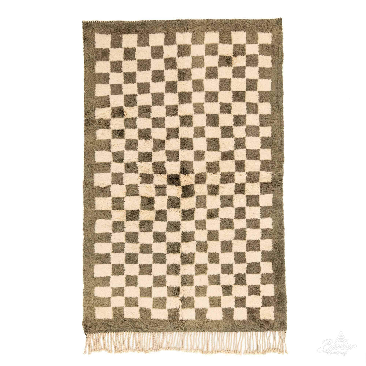 Moroccan Checkered Rug - Berber Handicraft