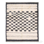 Checkered Wool Rug - Berber Handicraft