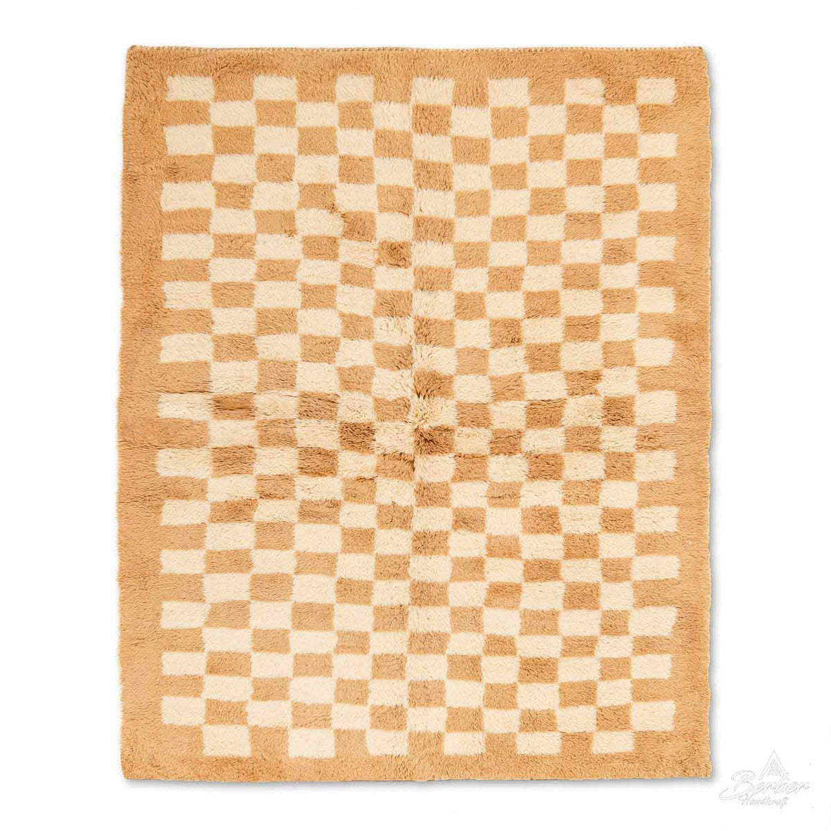 Checkered Moroccan Rug - Berber Handicraft