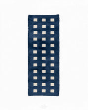 Checkered Runner 2 X 6 Ft | 60 X 180 Cm / With Tassels / Short (0.4” / 1 cm)