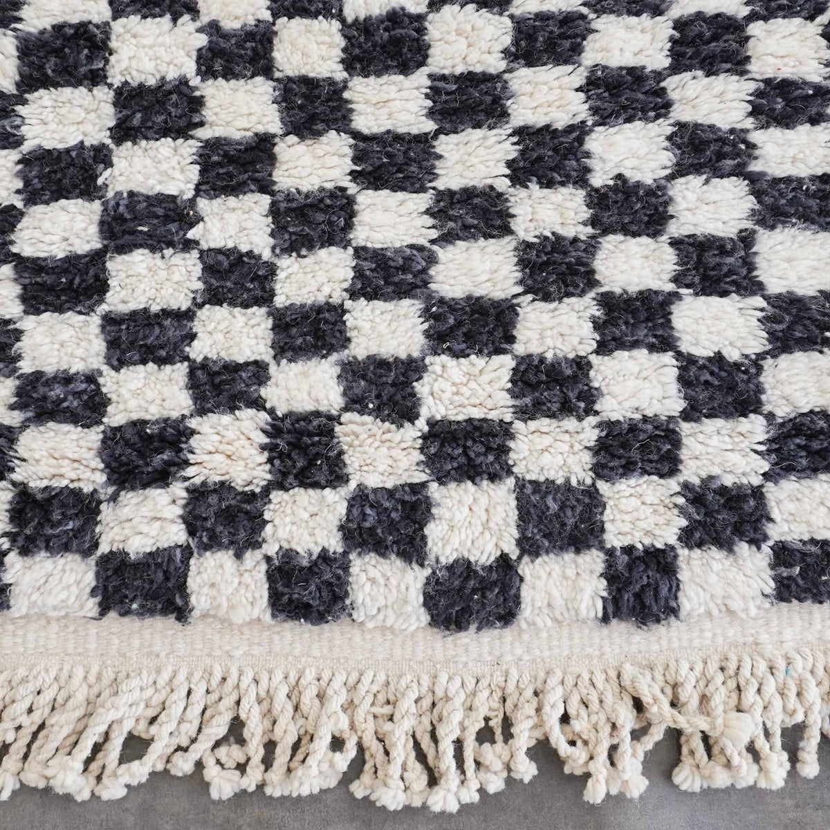 Chess Runner Rug - Berber Handicraft