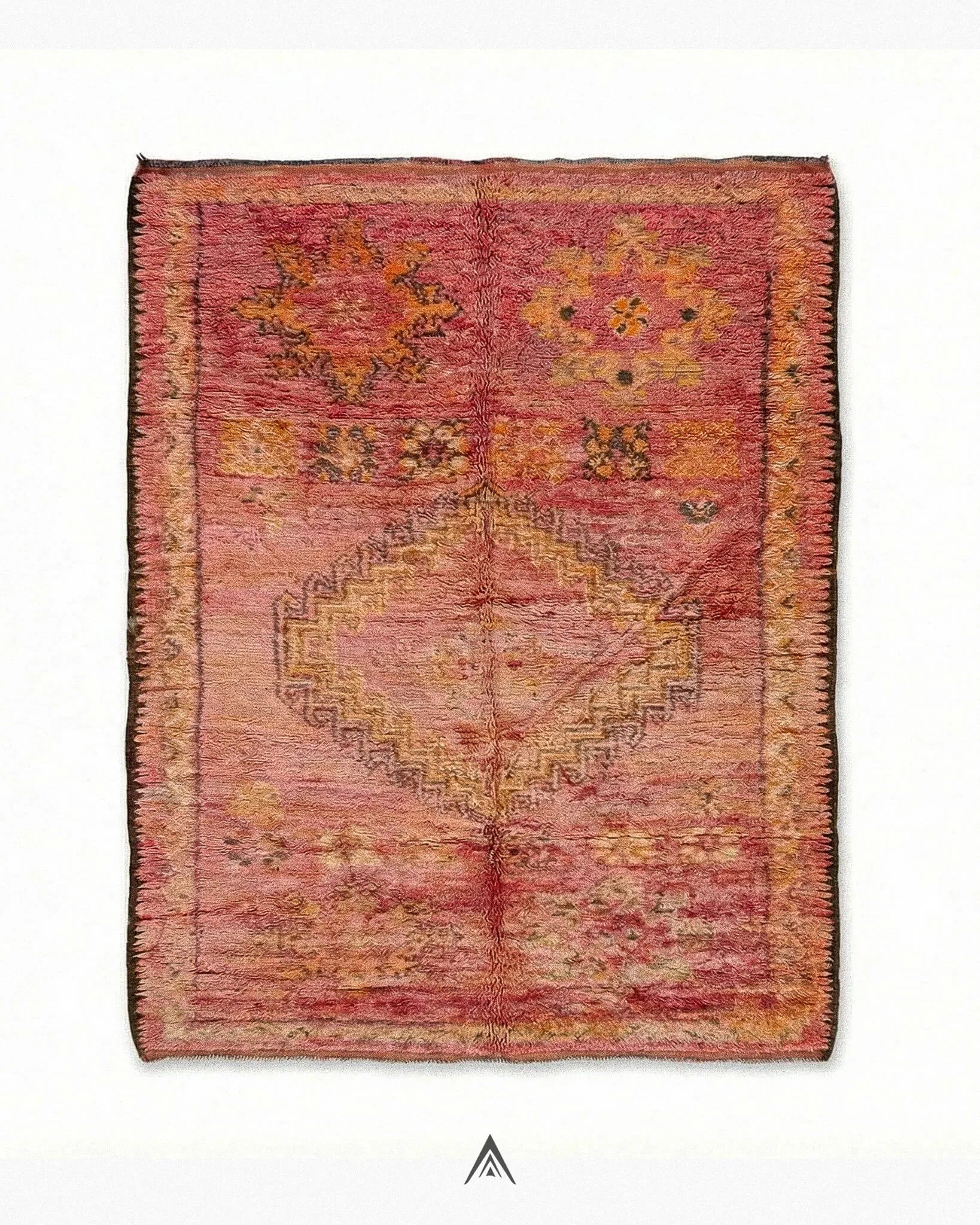 Classic Berber Carpet 5.6x10.5 ft — 170x320 cm-Berber Handicraft