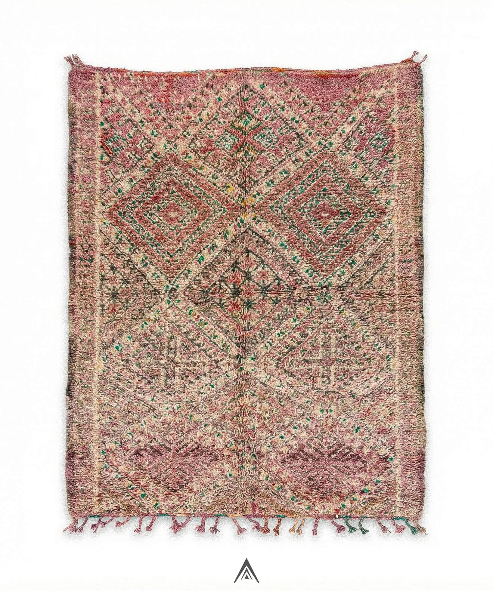 Classic Vintage Rug 6.5x11.8 ft — 200x360 cm-Berber Handicraft