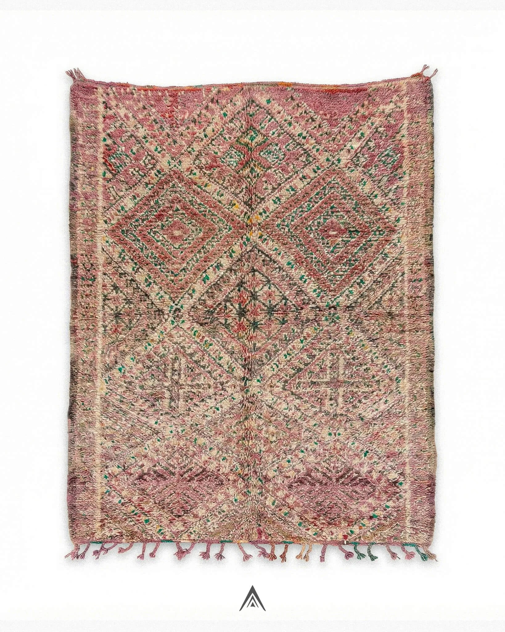 Classic Vintage Rug 6.5x11.8 ft — 200x360 cm-Berber Handicraft