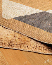 Colorful Beni Ourain Rug 3 X 5 Ft | 90 X 150 Cm / With Tassels / Short (0.4” / 1 cm)