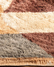 Colorful Beni Ourain Rug 3 X 5 Ft | 90 X 150 Cm / With Tassels / Short (0.4” / 1 cm)