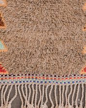 Colorful Berber Runner 2 X 6 Ft | 60 X 180 Cm / With Tassels / Short (0.4” / 1 cm)