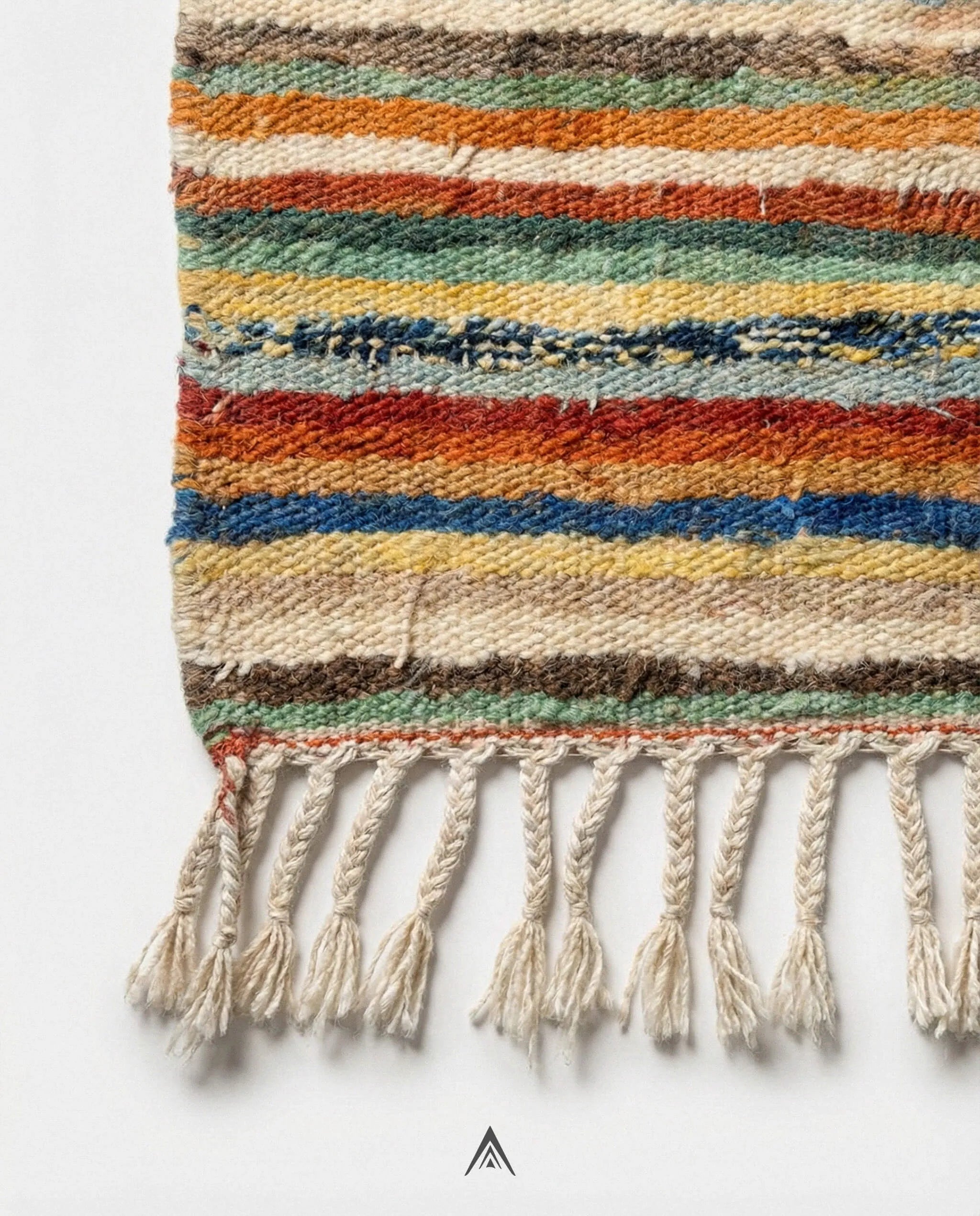 Colorful Moroccan Rug 6.2x8.2 ft - 190x250 cm-Berber Handicraft