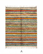 Colorful Moroccan Rug 6.2x8.2 ft - 190x250 cm-Berber Handicraft