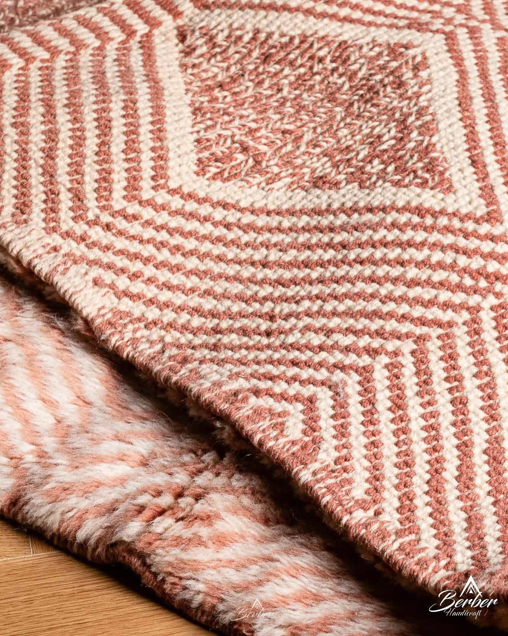 Colorful Moroccan Runner 2 X 6 Ft | 60 X 180 Cm / With Tassels / Short (0.4” / 1 cm)